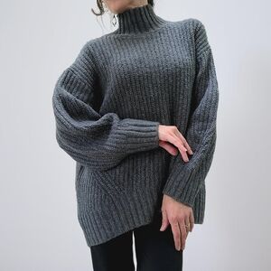 Gray Knit Sweater